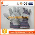 Cow Split Gloves Safety Glove with Cotton Back Pass Ce Dlc105